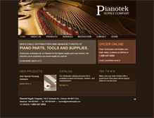 Tablet Screenshot of pianoteksupply.com